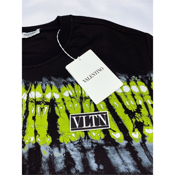 Valentino tie-dye panel logo patch sweatshirt - Picture 10 of 12